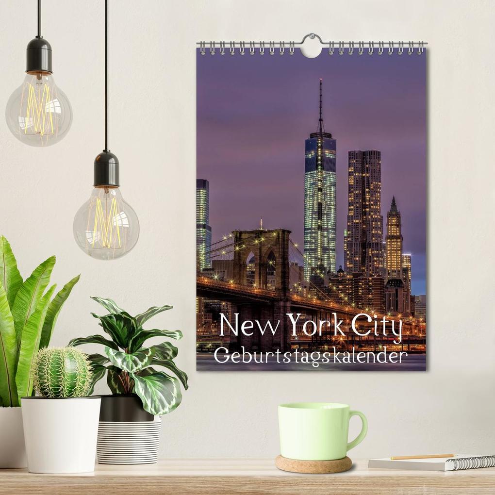 Weitere Ansicht: New York City Geburtstagskalender (Wandkalender 2026 DIN A4 hoch), CALVENDO Monatskalender | Thomas Klinder, Calvendo