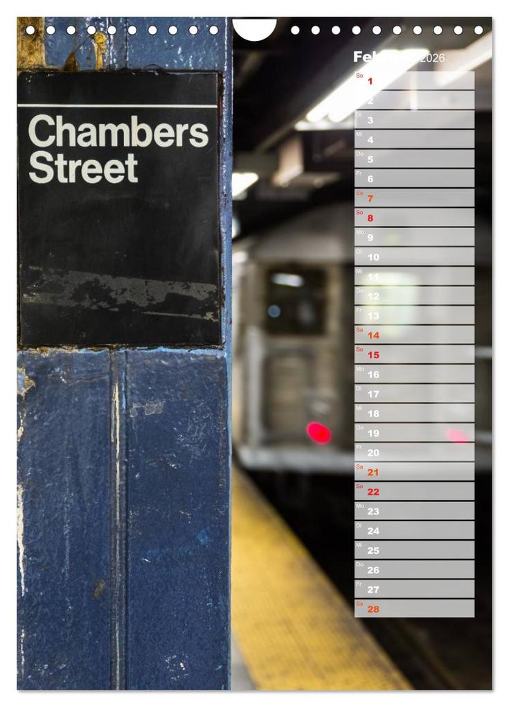 Weitere Ansicht: New York City Geburtstagskalender (Wandkalender 2026 DIN A4 hoch), CALVENDO Monatskalender | Thomas Klinder, Calvendo
