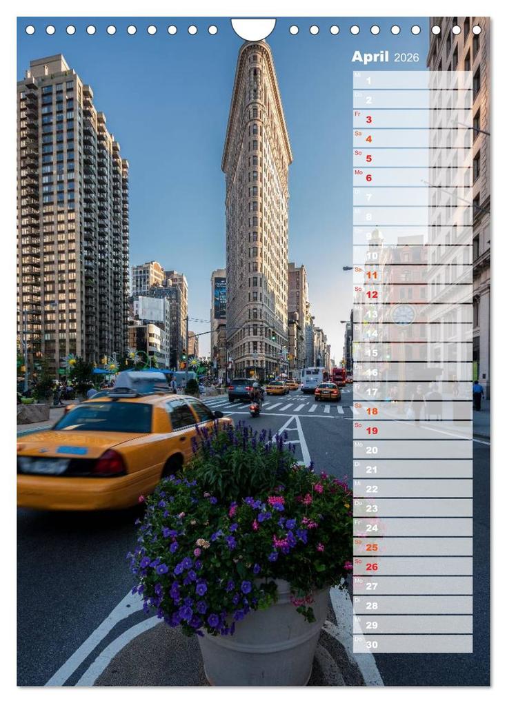Weitere Ansicht: New York City Geburtstagskalender (Wandkalender 2026 DIN A4 hoch), CALVENDO Monatskalender | Thomas Klinder, Calvendo