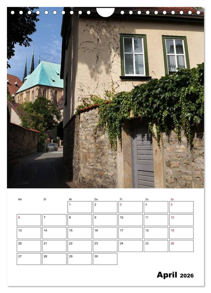 Weitere Ansicht: Mein Erfurt (Wandkalender 2026 DIN A4 hoch), CALVENDO Monatskalender | Flori0 Flori0, Calvendo, Flori0