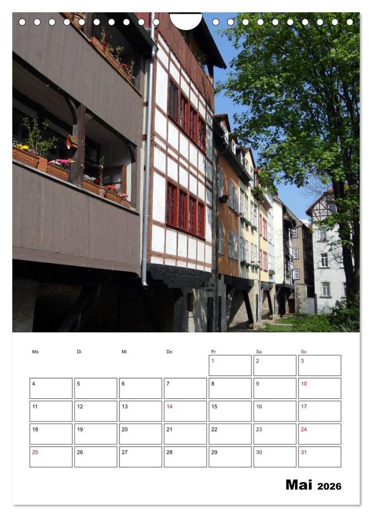 Weitere Ansicht: Mein Erfurt (Wandkalender 2026 DIN A4 hoch), CALVENDO Monatskalender | Flori0 Flori0, Calvendo, Flori0