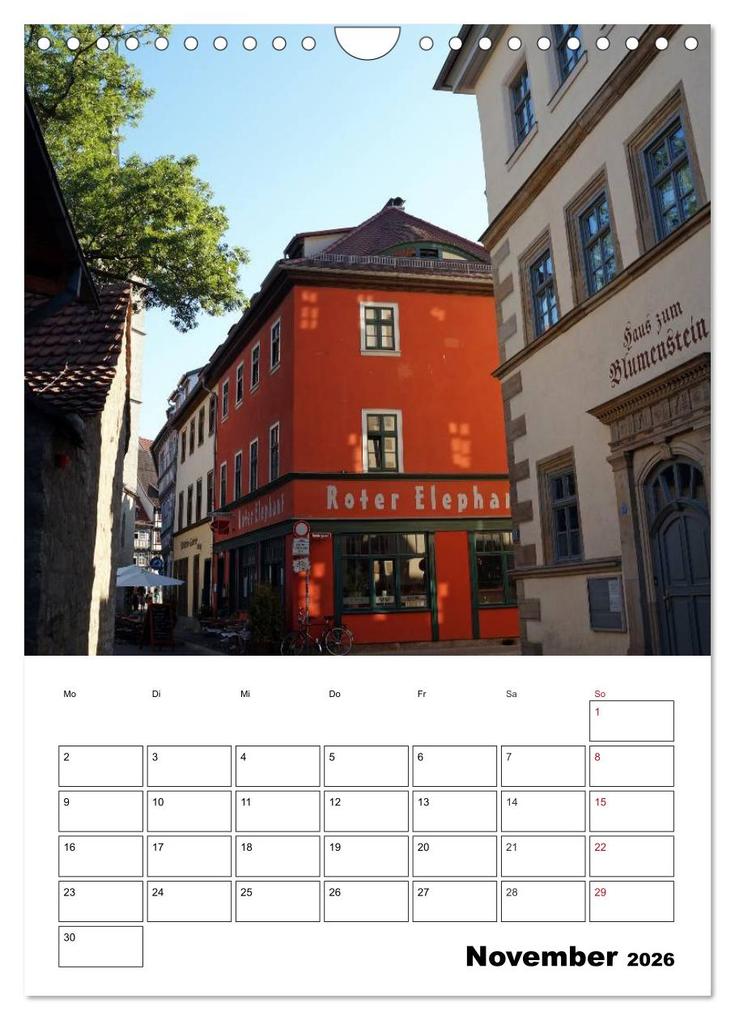 Weitere Ansicht: Mein Erfurt (Wandkalender 2026 DIN A4 hoch), CALVENDO Monatskalender | Flori0 Flori0, Calvendo, Flori0
