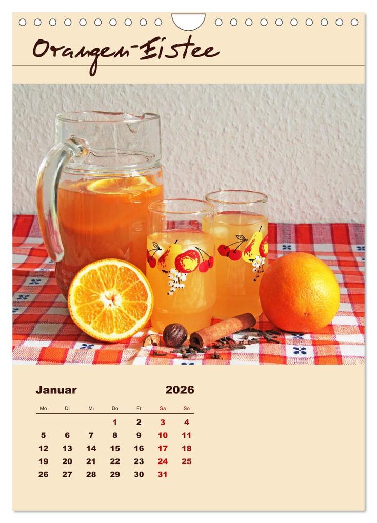 Weitere Ansicht: Erfrischender Eistee - Rezeptideen (Wandkalender 2026 DIN A4 hoch), CALVENDO Monatskalender | Jana Thiem-Eberitsch, Calvendo