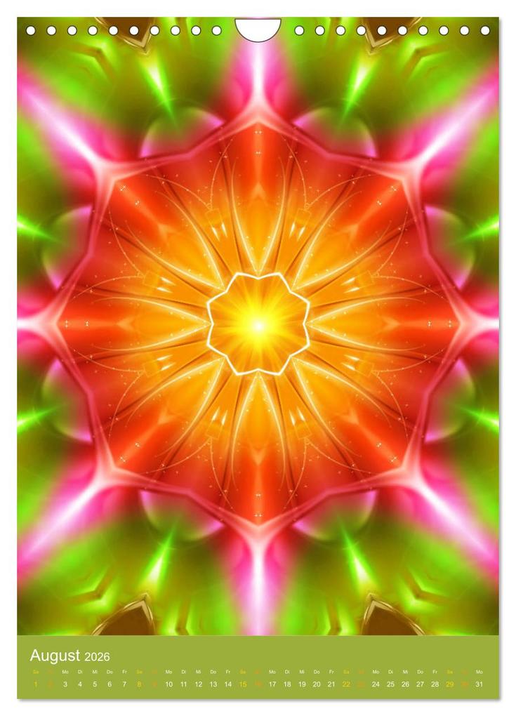 Weitere Ansicht: Lichtvolle Mandalas (Wandkalender 2026 DIN A4 hoch), CALVENDO Monatskalender | Gaby Shayana Hoffmann, Calvendo