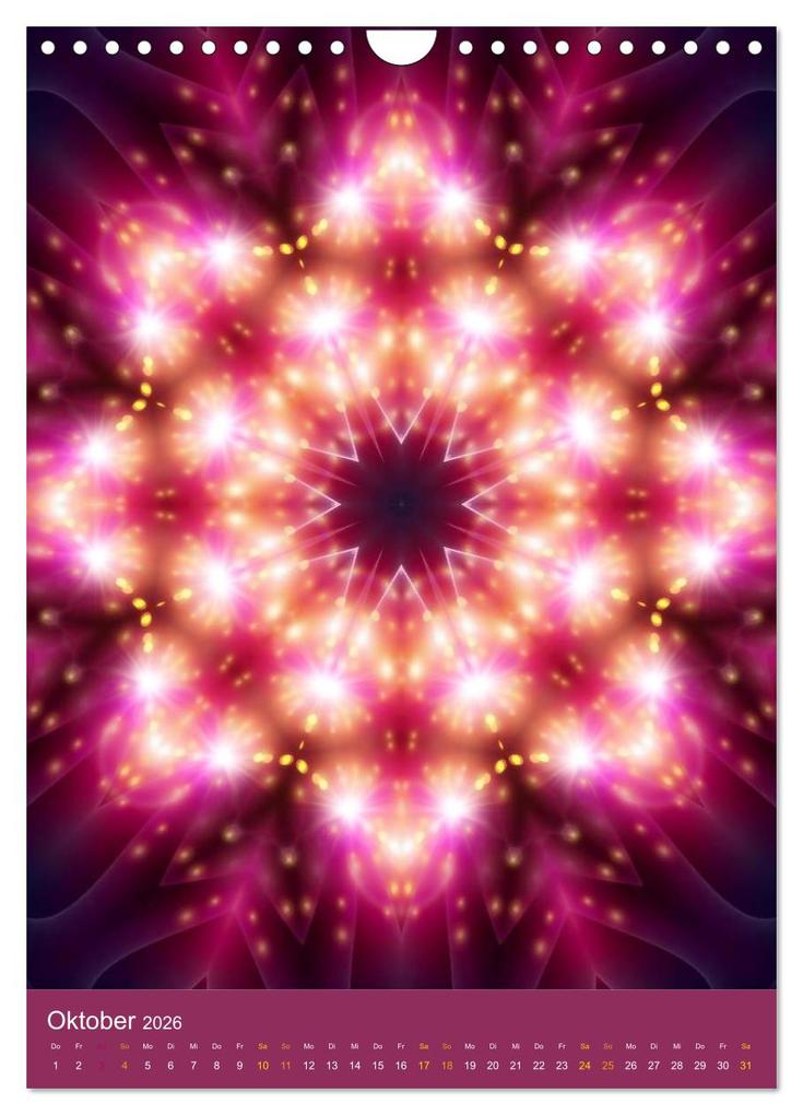 Weitere Ansicht: Lichtvolle Mandalas (Wandkalender 2026 DIN A4 hoch), CALVENDO Monatskalender | Gaby Shayana Hoffmann, Calvendo