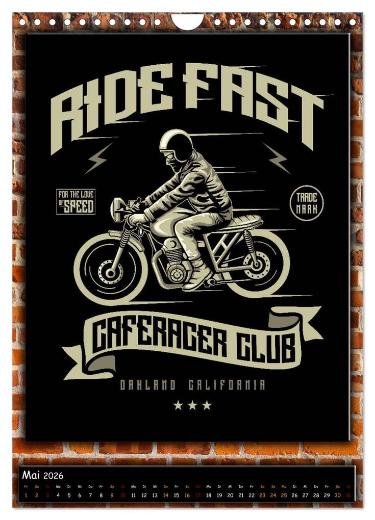 Weitere Ansicht: Motorrad - nostalgische Momente (Wandkalender 2026 DIN A4 hoch), CALVENDO Monatskalender | Peter Roder, Calvendo