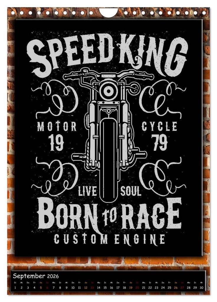 Weitere Ansicht: Motorrad - nostalgische Momente (Wandkalender 2026 DIN A4 hoch), CALVENDO Monatskalender | Peter Roder, Calvendo