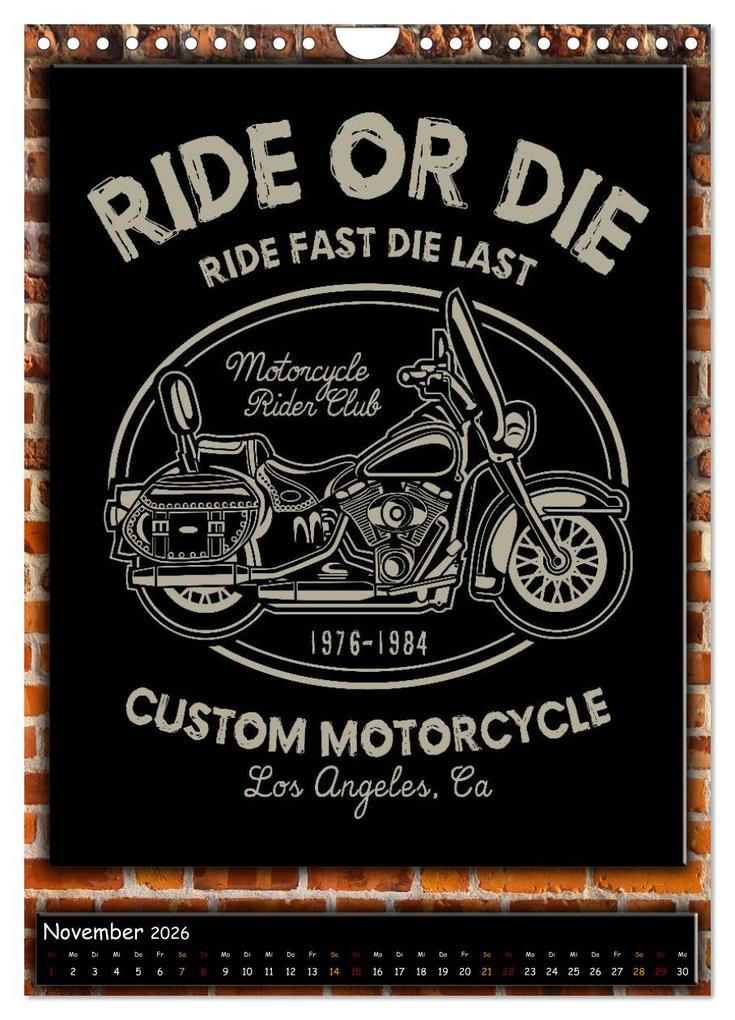 Weitere Ansicht: Motorrad - nostalgische Momente (Wandkalender 2026 DIN A4 hoch), CALVENDO Monatskalender | Peter Roder, Calvendo