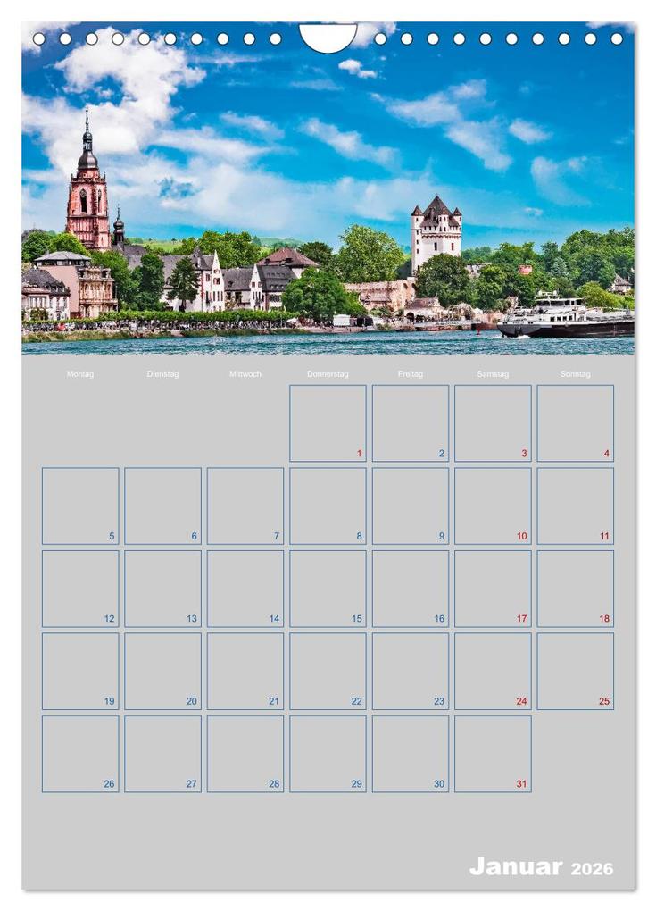 Weitere Ansicht: ELTVILLE - Wein-, Sekt- und Rosenstadt am Rhein (Wandkalender 2026 DIN A4 hoch), CALVENDO Monatskalender | Dieter Meyer, Calvendo