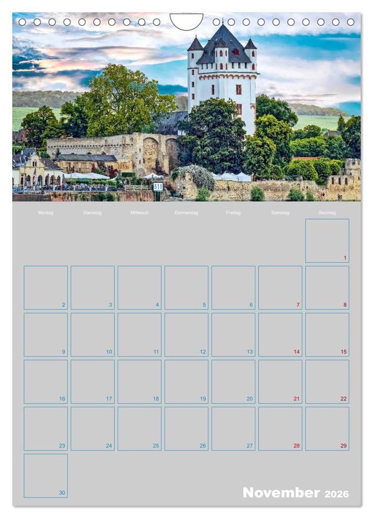 Weitere Ansicht: ELTVILLE - Wein-, Sekt- und Rosenstadt am Rhein (Wandkalender 2026 DIN A4 hoch), CALVENDO Monatskalender | Dieter Meyer, Calvendo