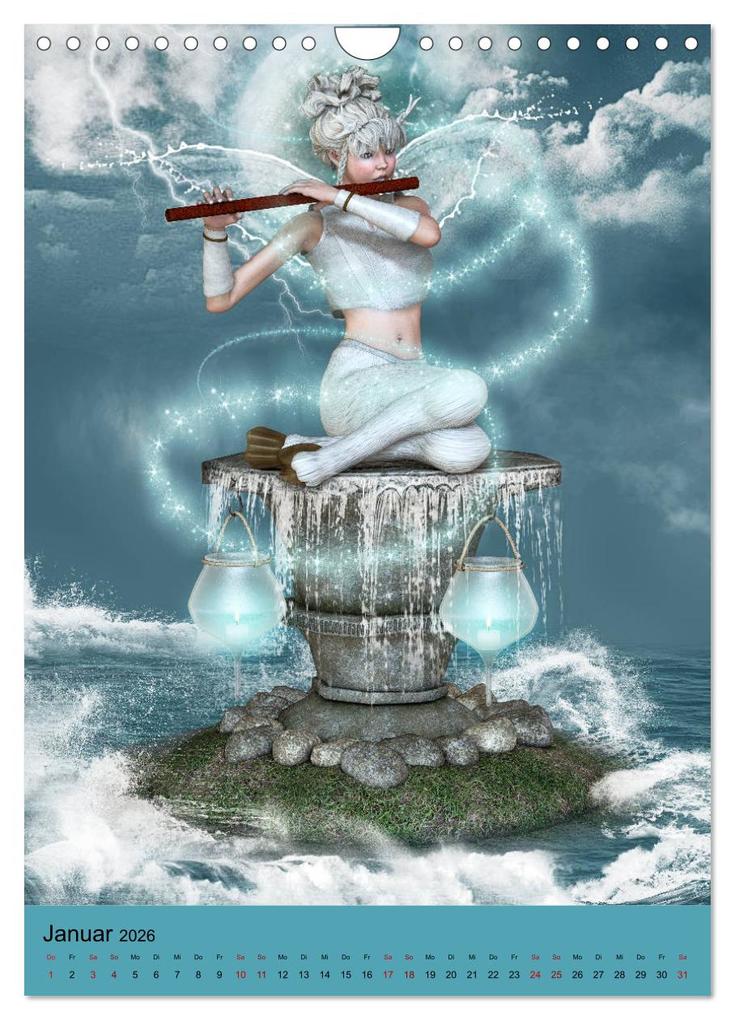 Weitere Ansicht: Geliebte Fabelwesen (Wandkalender 2026 DIN A4 hoch), CALVENDO Monatskalender | Andrea Tiettje, Calvendo