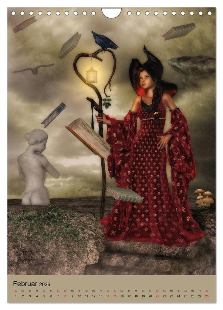 Weitere Ansicht: Geliebte Fabelwesen (Wandkalender 2026 DIN A4 hoch), CALVENDO Monatskalender | Andrea Tiettje, Calvendo