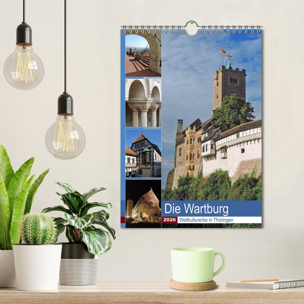 Weitere Ansicht: Die Wartburg - Weltkulturerbe in Thüringen (Wandkalender 2026 DIN A4 hoch), CALVENDO Monatskalender | Volker Geyer, Calvendo