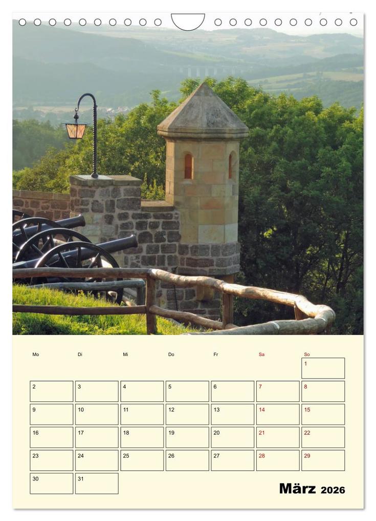 Weitere Ansicht: Die Wartburg - Weltkulturerbe in Thüringen (Wandkalender 2026 DIN A4 hoch), CALVENDO Monatskalender | Volker Geyer, Calvendo