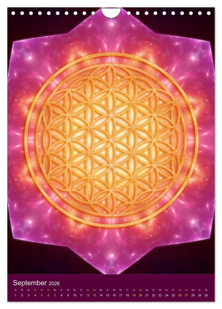 Weitere Ansicht: Blume des Lebens - Harmonie durch Symbolkraft (Wandkalender 2026 DIN A4 hoch), CALVENDO Monatskalender | Gaby Shayana Hoffmann, Calvendo