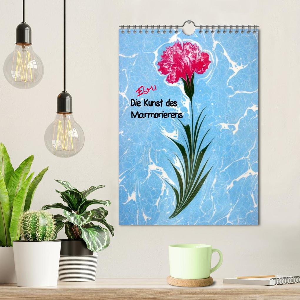 Weitere Ansicht: Ebru - Marmorieren auf Wasser (Wandkalender 2026 DIN A4 hoch), CALVENDO Monatskalender | Ebru Oezel, Calvendo