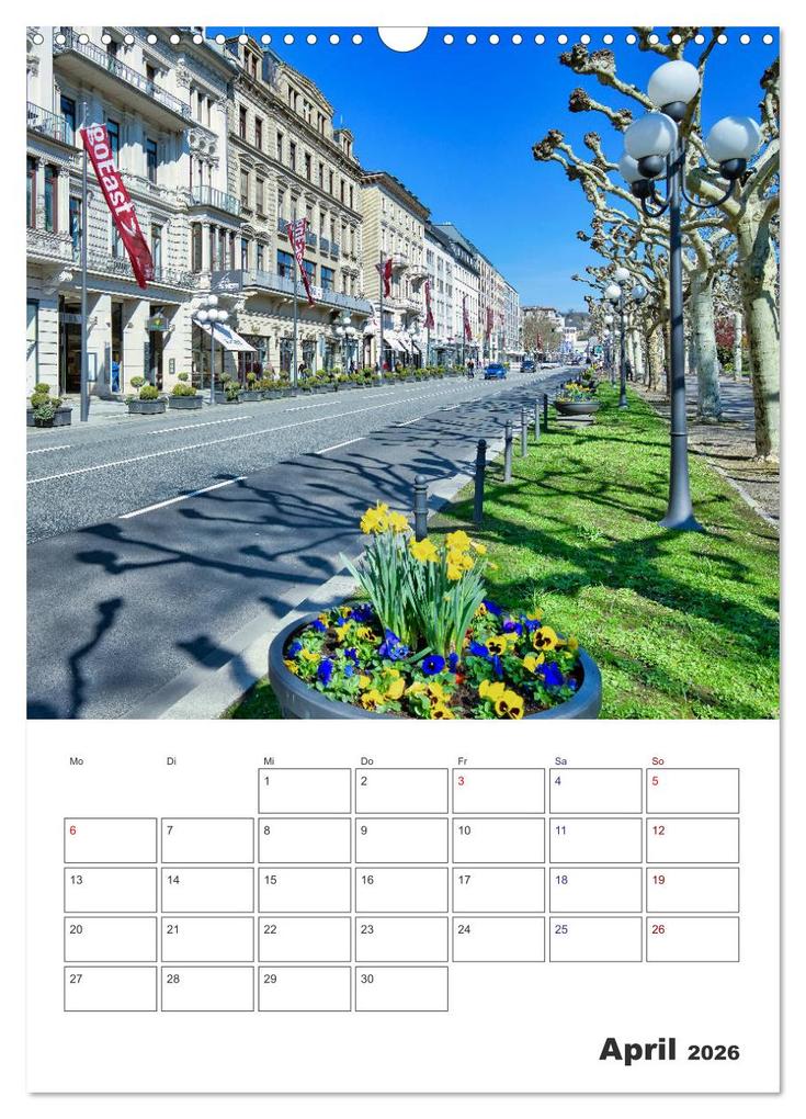 Weitere Ansicht: Wiesbaden Terminplaner (Wandkalender 2026 DIN A3 hoch), CALVENDO Monatskalender | Dieter Meyer, Calvendo