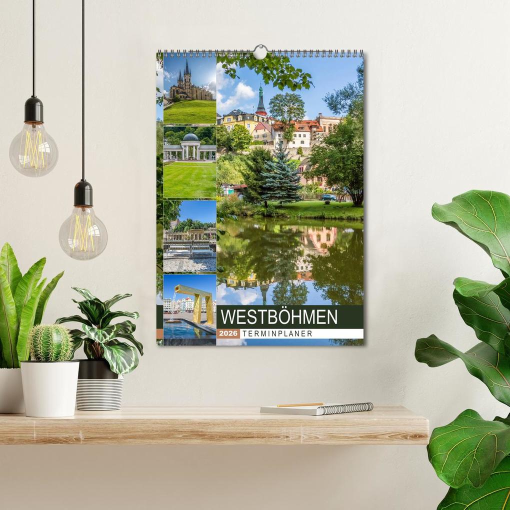 Weitere Ansicht: WESTBÖHMEN Terminplaner (Wandkalender 2026 DIN A3 hoch), CALVENDO Monatskalender | Melanie Viola, Calvendo