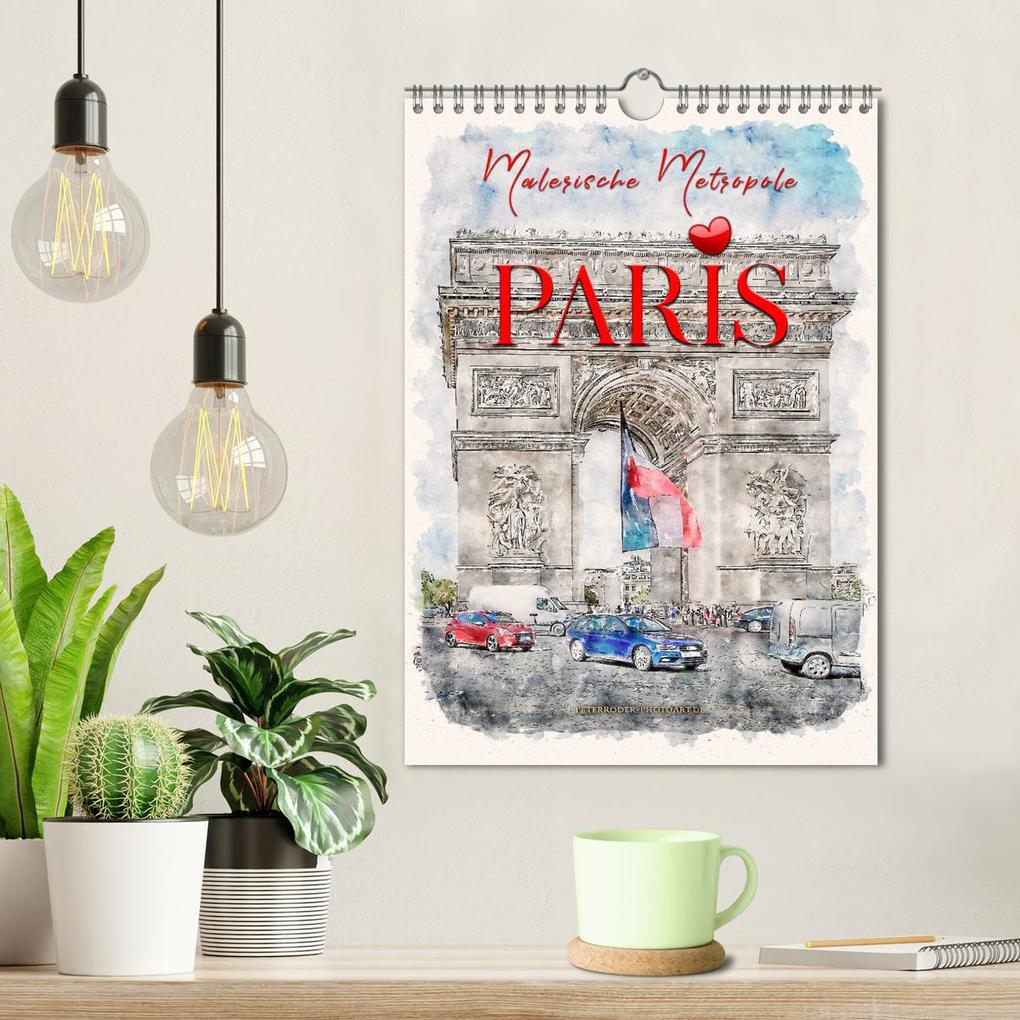 Weitere Ansicht: Paris - malerische Metropole (Wandkalender 2026 DIN A4 hoch), CALVENDO Monatskalender | Peter Roder, Calvendo
