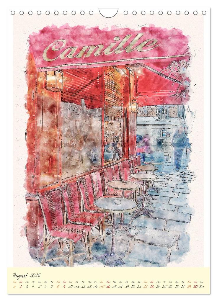 Weitere Ansicht: Paris - malerische Metropole (Wandkalender 2026 DIN A4 hoch), CALVENDO Monatskalender | Peter Roder, Calvendo