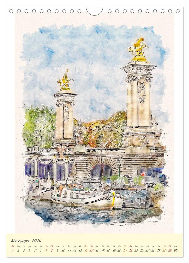 Weitere Ansicht: Paris - malerische Metropole (Wandkalender 2026 DIN A4 hoch), CALVENDO Monatskalender | Peter Roder, Calvendo