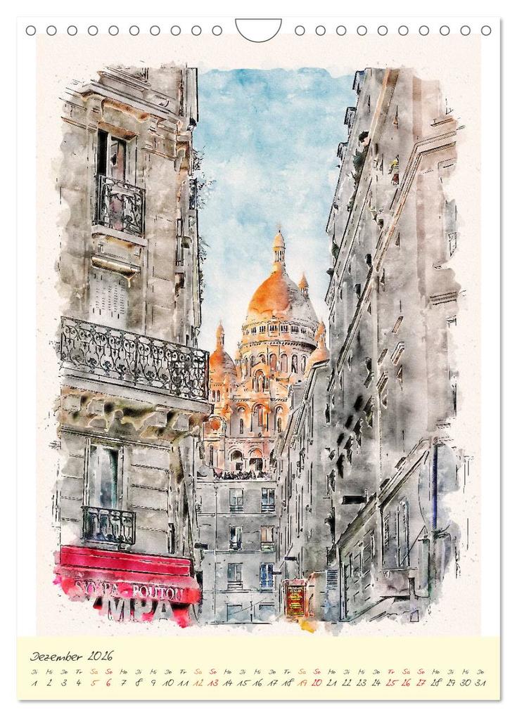 Weitere Ansicht: Paris - malerische Metropole (Wandkalender 2026 DIN A4 hoch), CALVENDO Monatskalender | Peter Roder, Calvendo