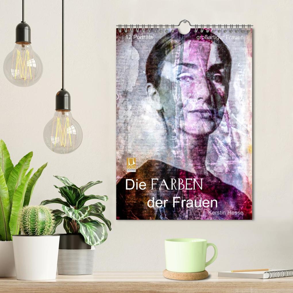 Weitere Ansicht: Die FARBEN der Frauen (Wandkalender 2026 DIN A4 hoch), CALVENDO Monatskalender | Kerstin Hesse, Calvendo