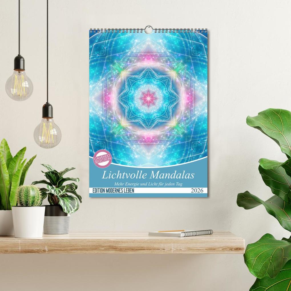 Weitere Ansicht: Lichtvolle Mandalas (Wandkalender 2026 DIN A3 hoch), CALVENDO Monatskalender | Gaby Shayana Hoffmann, Calvendo