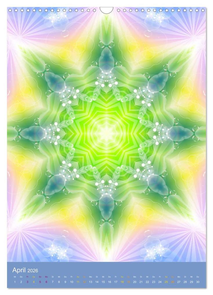 Weitere Ansicht: Lichtvolle Mandalas (Wandkalender 2026 DIN A3 hoch), CALVENDO Monatskalender | Gaby Shayana Hoffmann, Calvendo