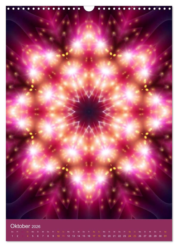 Weitere Ansicht: Lichtvolle Mandalas (Wandkalender 2026 DIN A3 hoch), CALVENDO Monatskalender | Gaby Shayana Hoffmann, Calvendo