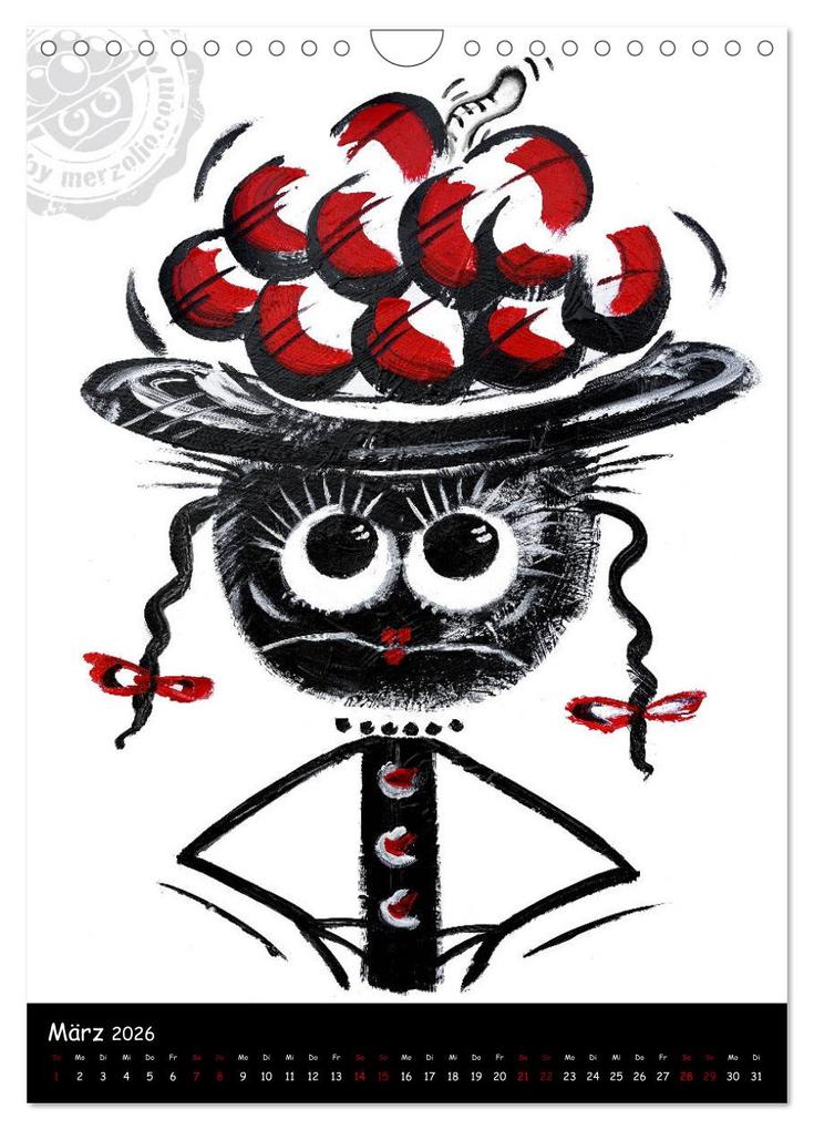 Weitere Ansicht: Original Schwarzwälder 'Grätige Bolle' by merzolio (Wandkalender 2026 DIN A4 hoch), CALVENDO Monatskalender | Uwe Merz »Merzolio«, Calvendo