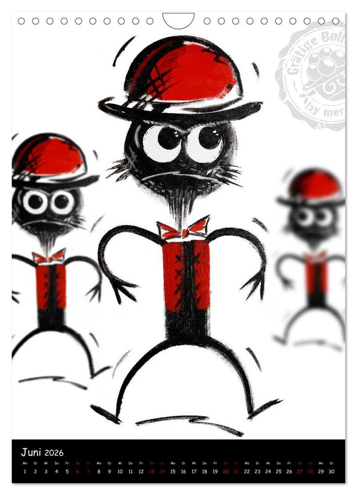 Weitere Ansicht: Original Schwarzwälder 'Grätige Bolle' by merzolio (Wandkalender 2026 DIN A4 hoch), CALVENDO Monatskalender | Uwe Merz »Merzolio«, Calvendo