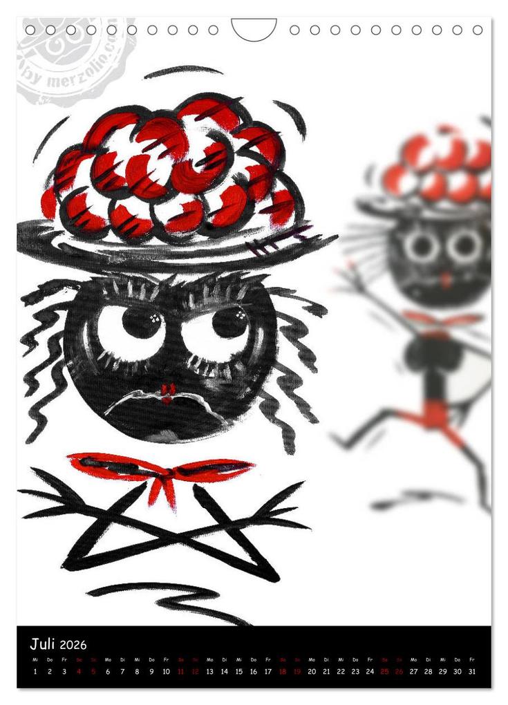 Weitere Ansicht: Original Schwarzwälder 'Grätige Bolle' by merzolio (Wandkalender 2026 DIN A4 hoch), CALVENDO Monatskalender | Uwe Merz »Merzolio«, Calvendo