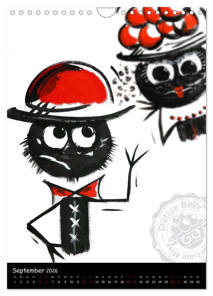 Weitere Ansicht: Original Schwarzwälder 'Grätige Bolle' by merzolio (Wandkalender 2026 DIN A4 hoch), CALVENDO Monatskalender | Uwe Merz »Merzolio«, Calvendo