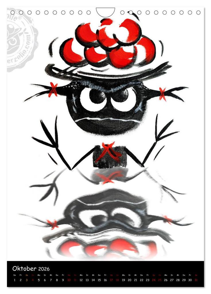 Weitere Ansicht: Original Schwarzwälder 'Grätige Bolle' by merzolio (Wandkalender 2026 DIN A4 hoch), CALVENDO Monatskalender | Uwe Merz »Merzolio«, Calvendo