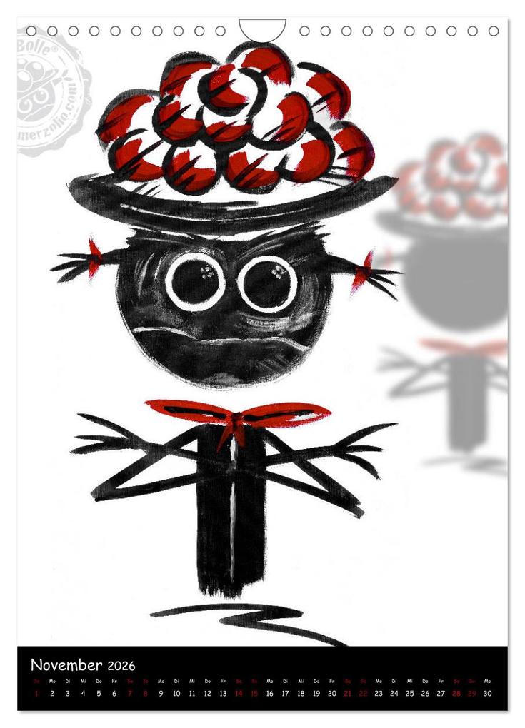 Weitere Ansicht: Original Schwarzwälder 'Grätige Bolle' by merzolio (Wandkalender 2026 DIN A4 hoch), CALVENDO Monatskalender | Uwe Merz »Merzolio«, Calvendo