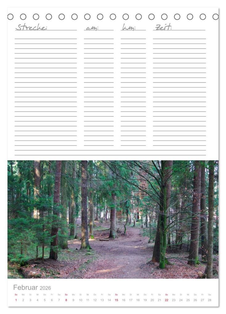 Weitere Ansicht: Lauf einfach los! Deine persönlichen Jogging Erfolge (Tischkalender 2026 DIN A5 hoch), CALVENDO Monatskalender | Michaela Schimmack, Calvendo