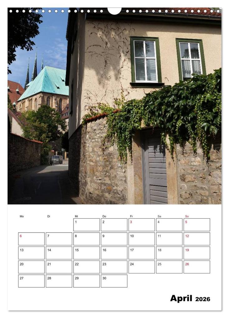 Weitere Ansicht: Mein Erfurt (Wandkalender 2026 DIN A3 hoch), CALVENDO Monatskalender | Flori0 Flori0, Calvendo, Flori0
