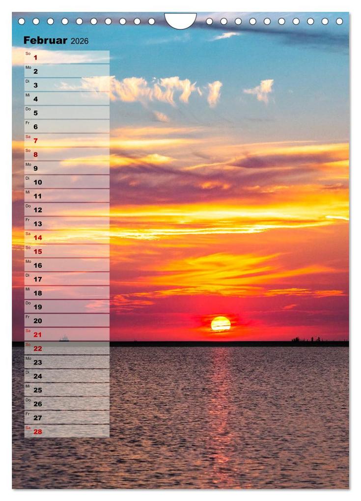 Weitere Ansicht: An der See Geburtstagsplaner (Wandkalender 2026 DIN A4 hoch), CALVENDO Monatskalender | Andrea Dreegmeyer, Calvendo