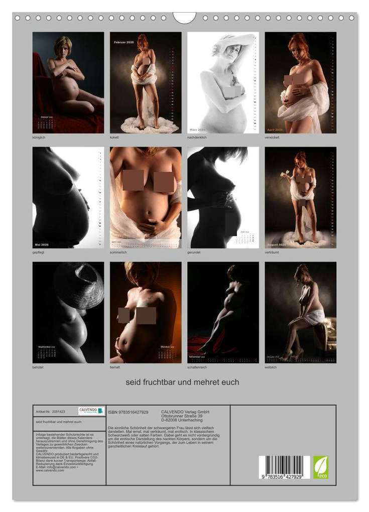 Weitere Ansicht: seid fruchtbar und mehret euch (Wandkalender 2026 DIN A3 hoch), CALVENDO Monatskalender | Lichtgestalt Lichtgestalt, Calvendo, Lichtgestalt