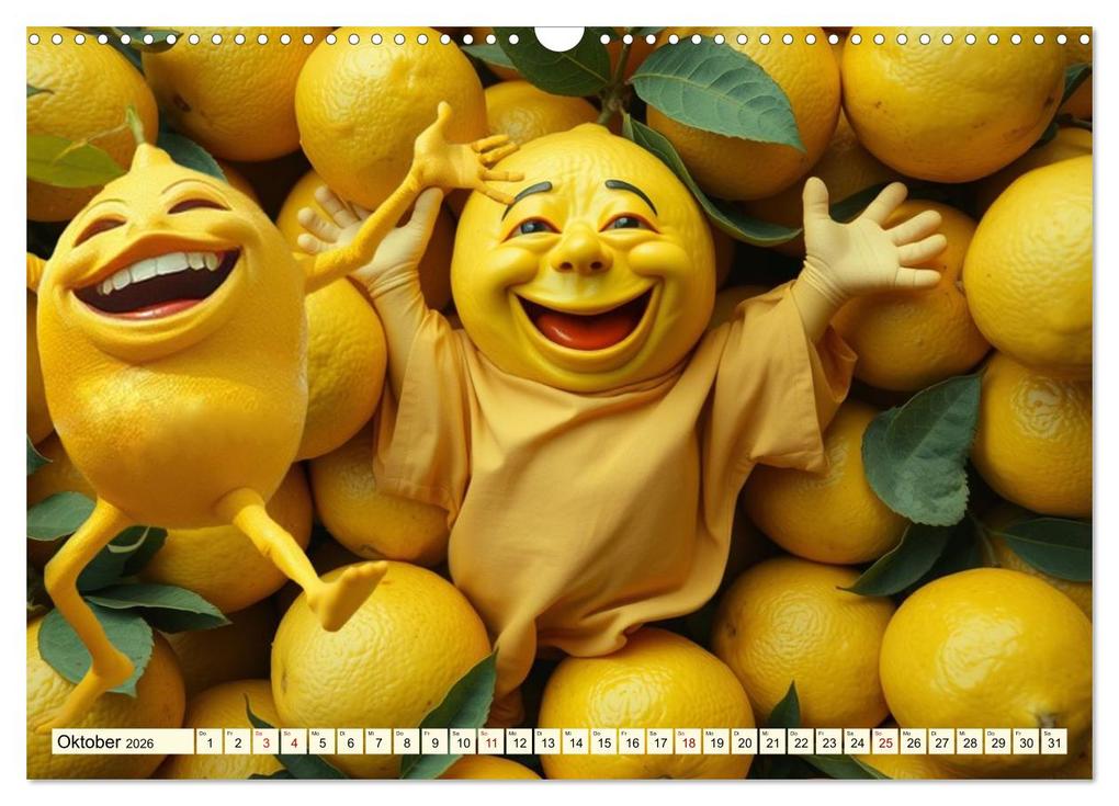 Weitere Ansicht: Tanzendes Obst und Gemüse (Wandkalender 2026 DIN A3 quer), CALVENDO Monatskalender | Claudia Kleemann, Calvendo