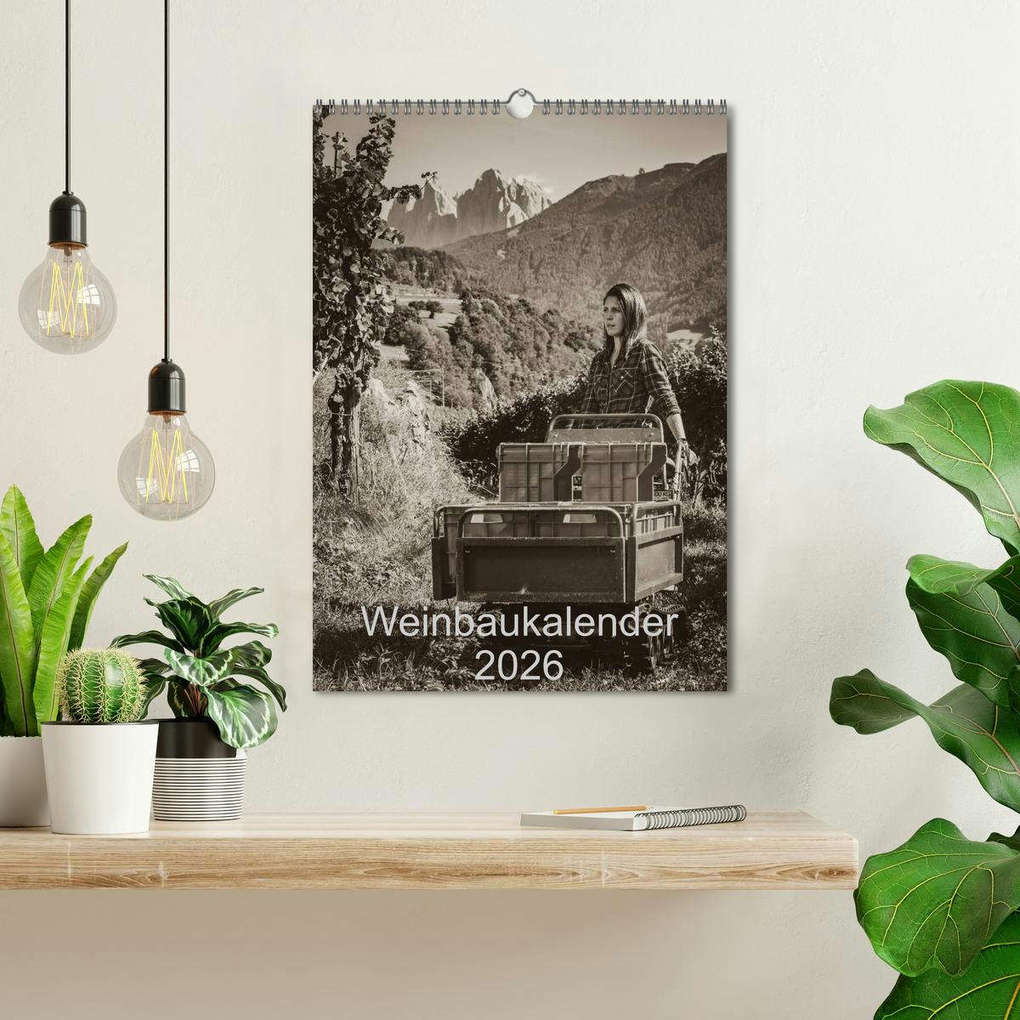 Weitere Ansicht: Weinbaukalender 2026 (Wandkalender 2026 DIN A3 hoch), CALVENDO Monatskalender | Werner Zippl, Calvendo