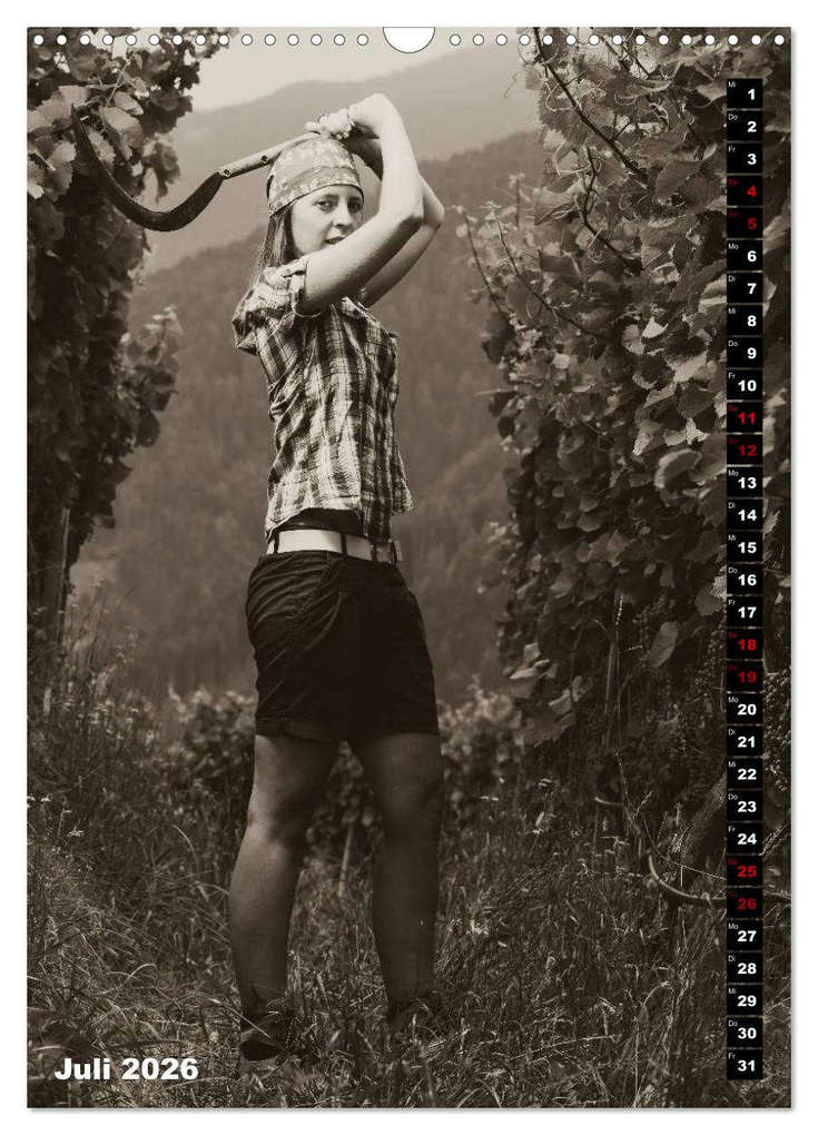 Weitere Ansicht: Weinbaukalender 2026 (Wandkalender 2026 DIN A3 hoch), CALVENDO Monatskalender | Werner Zippl, Calvendo