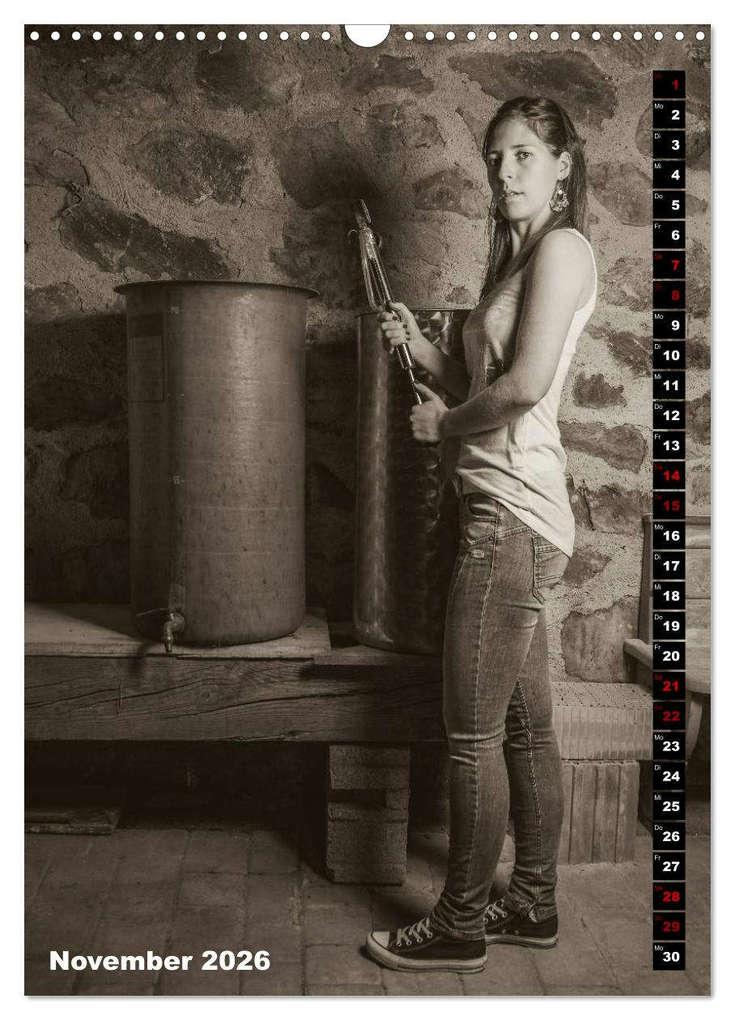 Weitere Ansicht: Weinbaukalender 2026 (Wandkalender 2026 DIN A3 hoch), CALVENDO Monatskalender | Werner Zippl, Calvendo