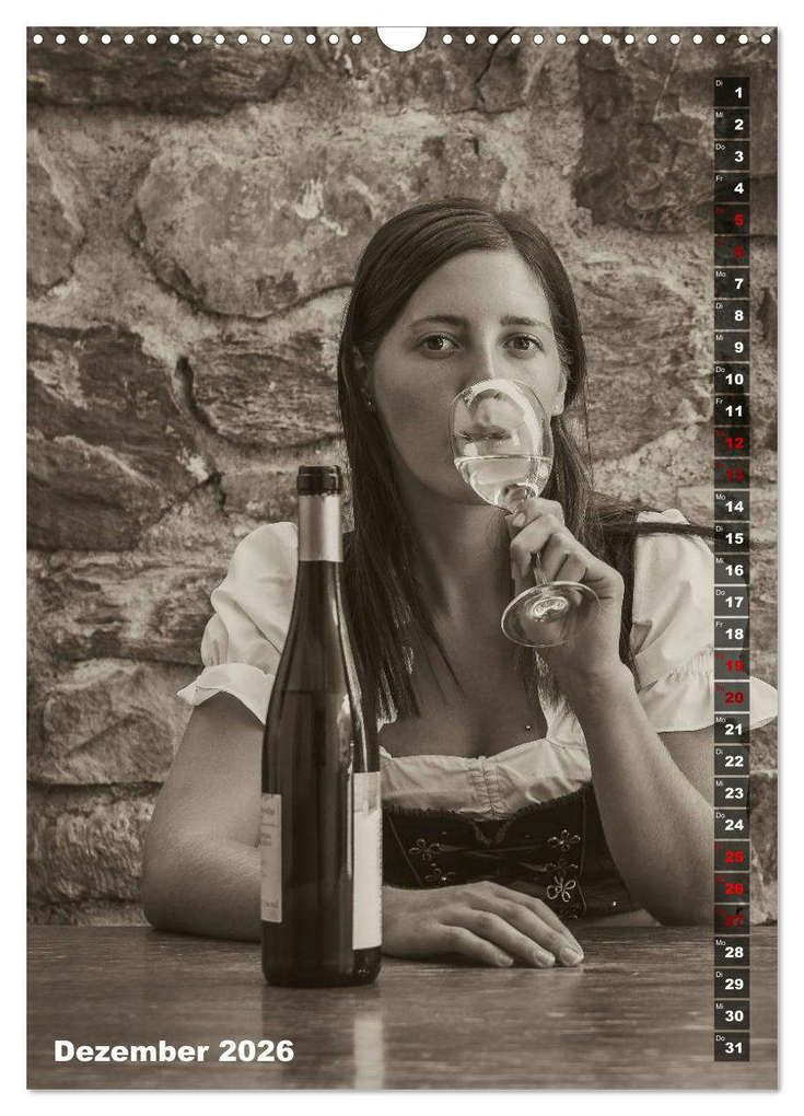 Weitere Ansicht: Weinbaukalender 2026 (Wandkalender 2026 DIN A3 hoch), CALVENDO Monatskalender | Werner Zippl, Calvendo