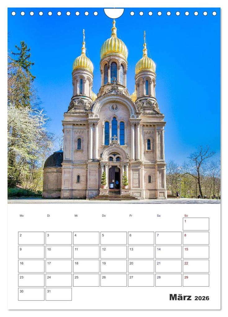 Weitere Ansicht: Wiesbaden Terminplaner (Wandkalender 2026 DIN A4 hoch), CALVENDO Monatskalender | Dieter Meyer, Calvendo