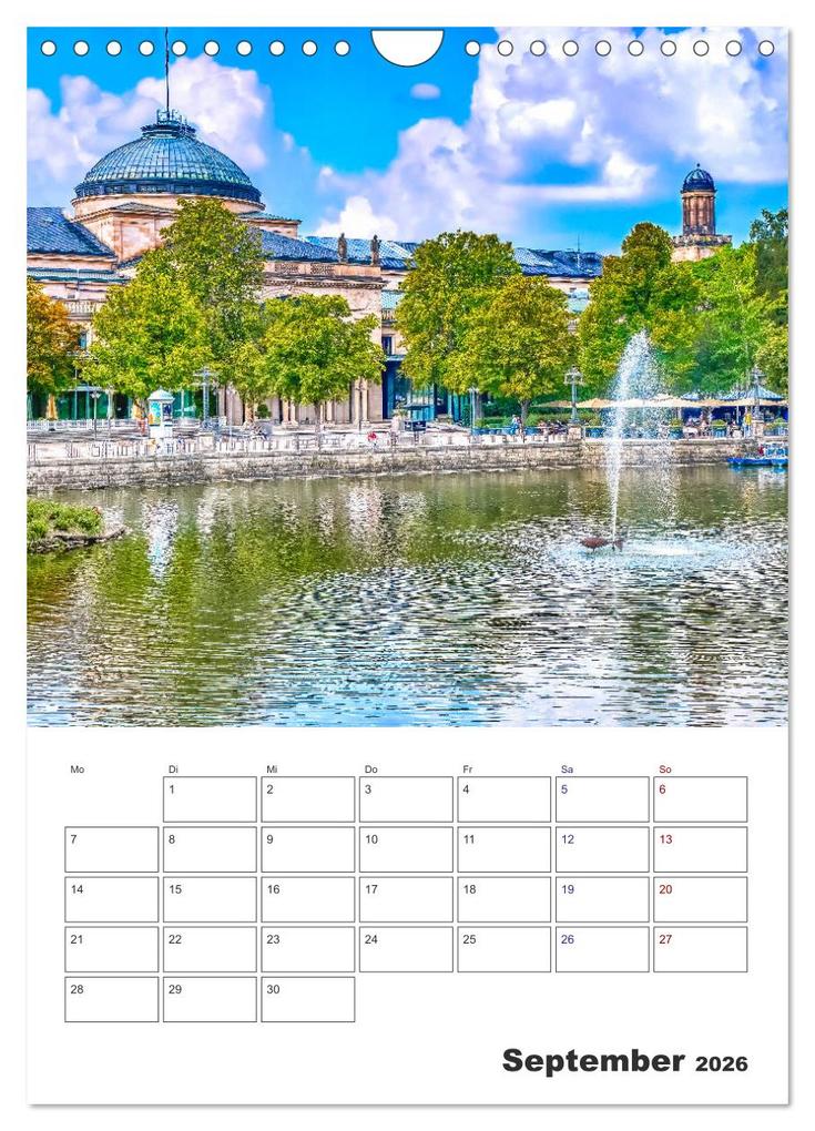 Weitere Ansicht: Wiesbaden Terminplaner (Wandkalender 2026 DIN A4 hoch), CALVENDO Monatskalender | Dieter Meyer, Calvendo
