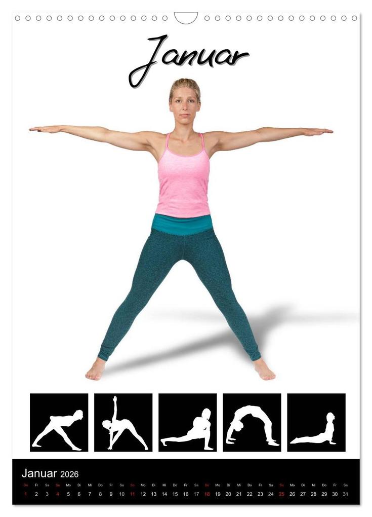 Weitere Ansicht: Yoga in Bildern (Wandkalender 2026 DIN A3 hoch), CALVENDO Monatskalender | Andy Nowack, Calvendo