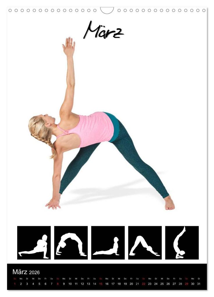Weitere Ansicht: Yoga in Bildern (Wandkalender 2026 DIN A3 hoch), CALVENDO Monatskalender | Andy Nowack, Calvendo