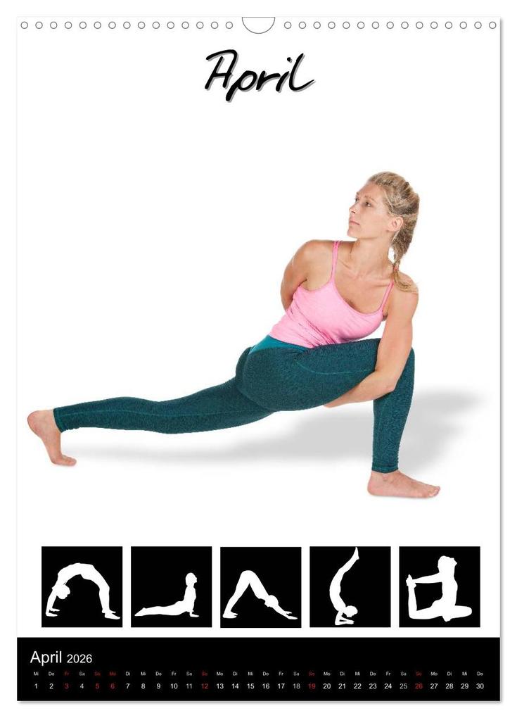 Weitere Ansicht: Yoga in Bildern (Wandkalender 2026 DIN A3 hoch), CALVENDO Monatskalender | Andy Nowack, Calvendo
